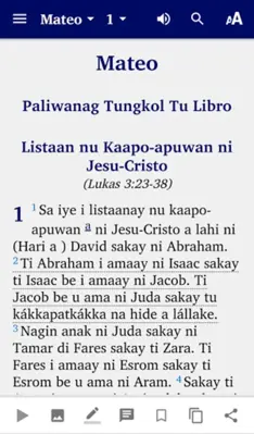 Pahanan Agta Bible android App screenshot 0