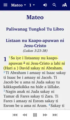 Pahanan Agta Bible android App screenshot 3